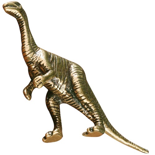 Copper mini dinosaur statue - copper,