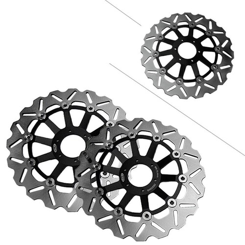 Pair front brake discs rotors - front,