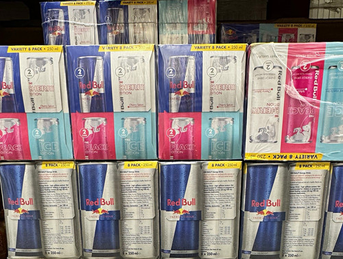 Red bull energy drink - red,