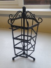 Black Metal Rotating Earring Display Stand