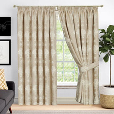 Luxury Jacquard Pencil Pleat