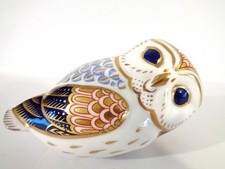 ROYAL CROWN DERBY OWL PAPERWEIGHT with free post