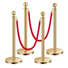 Stanchions 4/6/8Pcs Stainless