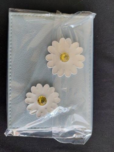 Swarovski daisy card - card, holder