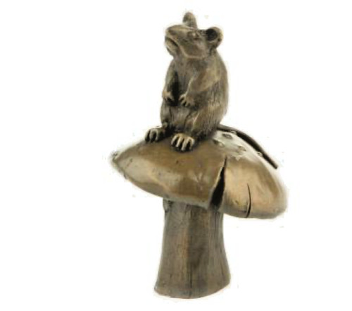 Oriele bronze resin mouse - oriele,