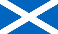 SCOTLAND SALTIRE FLAG 5FT x 3FT LARGE NATIONAL SCOTTISH COLLECTABLE SOUVENIR YES