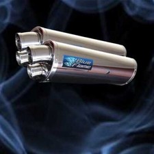 Suzuki GSX1400 K1-K4 2001-2004 Exhaust Silencer Muffler - Twin Port - Stainle...