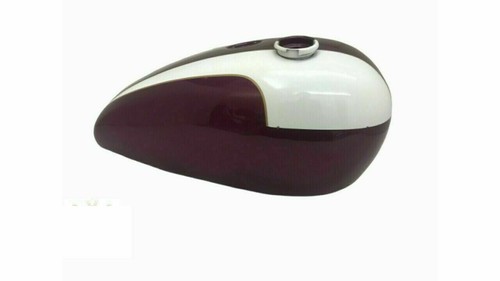 Triumph t140 aubergine white - triumph,
