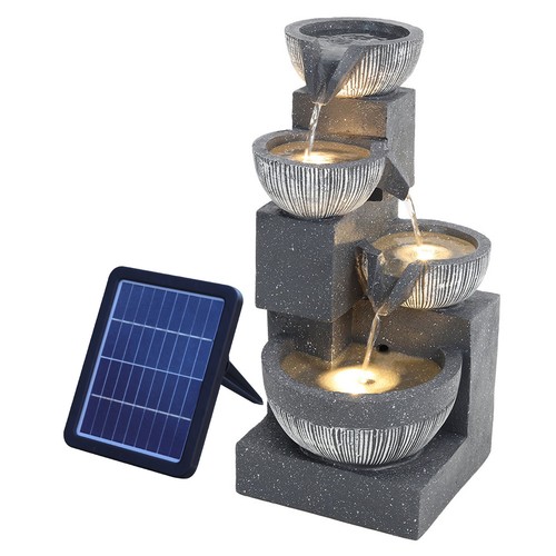 Solar power garden water - garden,