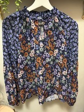TU Ladies Blouse Pretty Flower