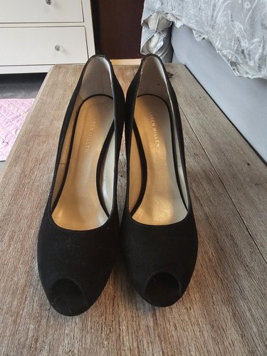 Karen millen black suede - black,
