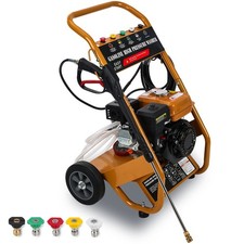 Heavy Duty 3950PSI Petrol Pressure Washer 6.5HP 5 Nozzles Jet Washer High Power