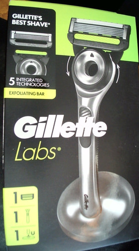 Gillette labs razor handle - razor,