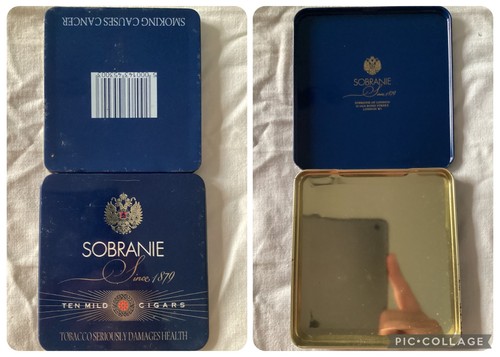 Sobranie cigar tin - cigar, (empty)