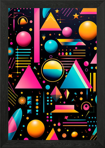 Technicolor tango framed wall - framed,