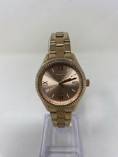 Fossil Ladies Watch BQ3639 Gold Watch Rose Gold Dial All Stainless Steel