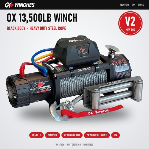 Winches 12v 13500lb - ox,