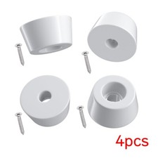 4 PCS White Rubber Feet Pads