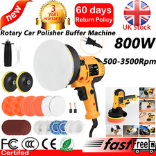 Electric Polisher Buffer Sander Car Polishing Machine 5" Buffing Sponge Kit