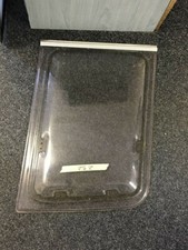 CARAVAN WINDOW PLASTIC HINGED FRONT NEARSIDE 97 ABI 500 X 685/660 (213)
