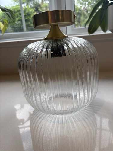 Art deco ceiling lamp brass - lamp,