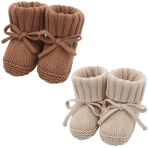Baby knit booties pairs - baby,