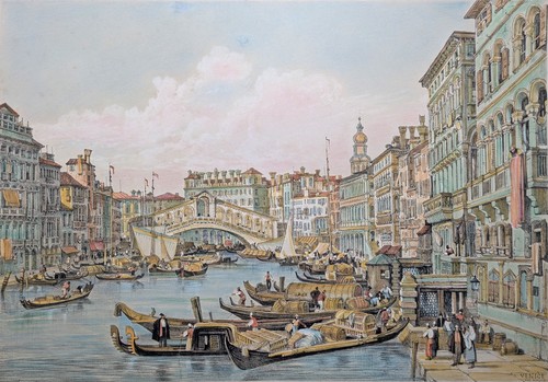 Venice grand canal - grand, rialto