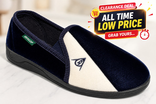 Mens dunlop full slippers - mens,