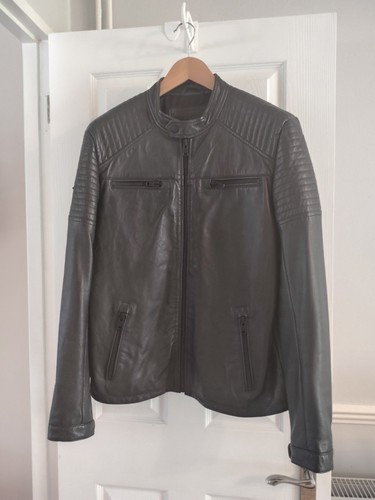 Superdry premium leather racer - superdry,