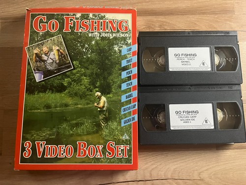 Vhs video set go fishing - 2,