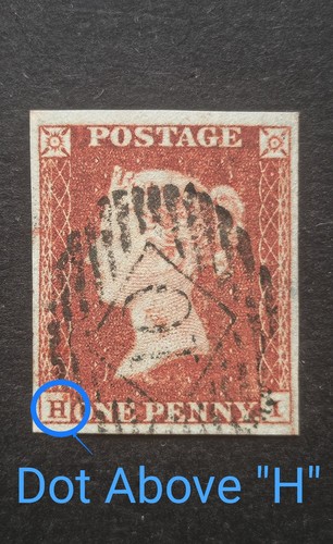 Queen victoria penny red - 1d,