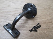 CAST IRON VINTAGE HAND RAIL STAIR BRACKET BANNISTER SUPPORT ROD HANDRAIL AI