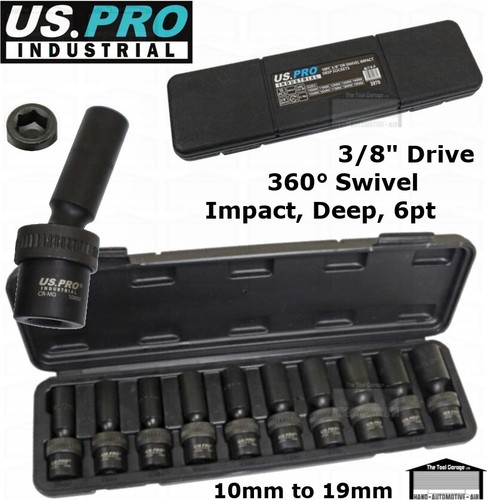 Pro industrial 10pc dr - pro, 3/8"