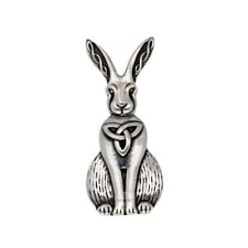Brooch Pewter By St Justin Celtic Hare