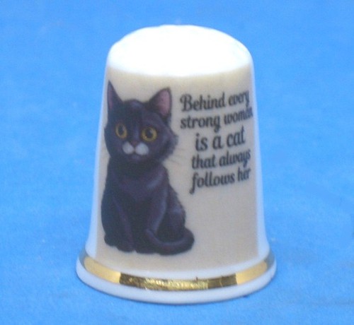 Birchcroft china thimble - thimble, --