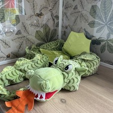 IKEA Large Long Dragon Minnen Drake Plush Soft Toy Snake 72"