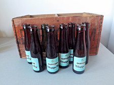 Vintage Babycham Wooden Advertising Crate 1950's With Bottles