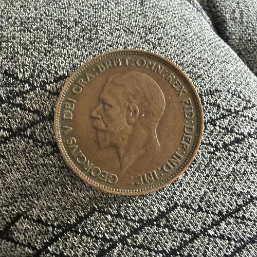 George one penny coins - 3,