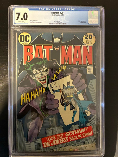 Comics batman 251 cgc - dc,