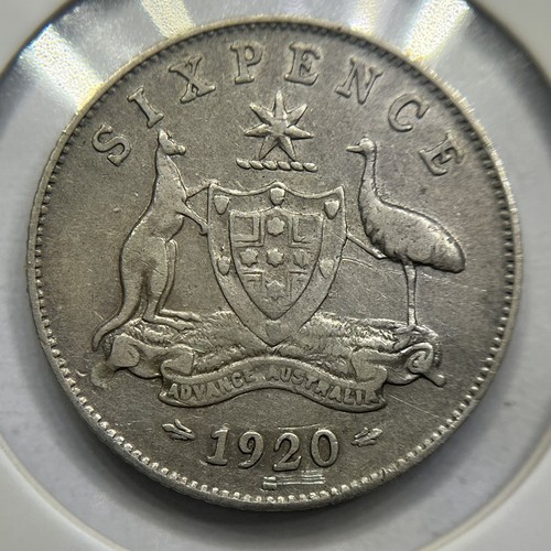 1920 sixpence coin very fine - 1920,