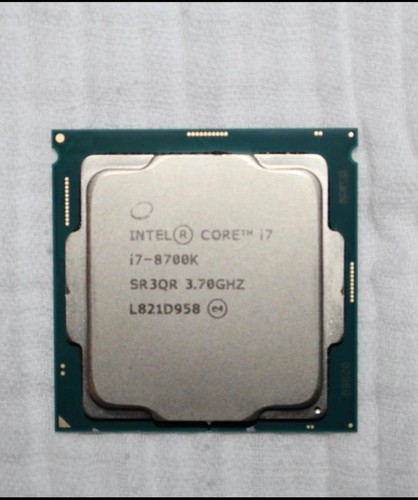 Intel core 8700k - core, 3.7