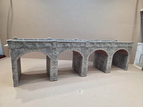 Double track stone viaduct - stone,