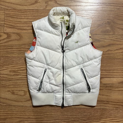 Hollister zip front puffer - zip-front,
