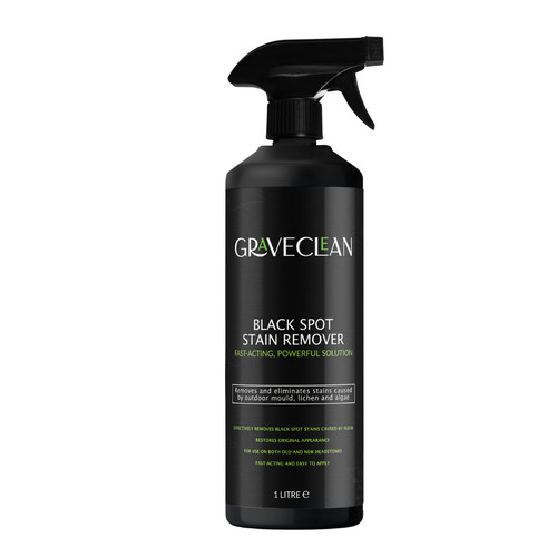 Headstone cleaner black spot - headstone,