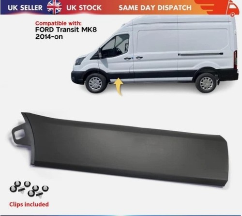 Front left door moulding panel - front,