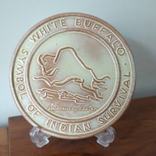 Vintage Frankoma White Buffalo