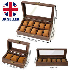 3-10 Grids Wooden Watch Box