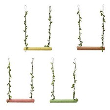 Wooden Birds Parrots Stand Bird Training Perch Stand for Small Large Parrot