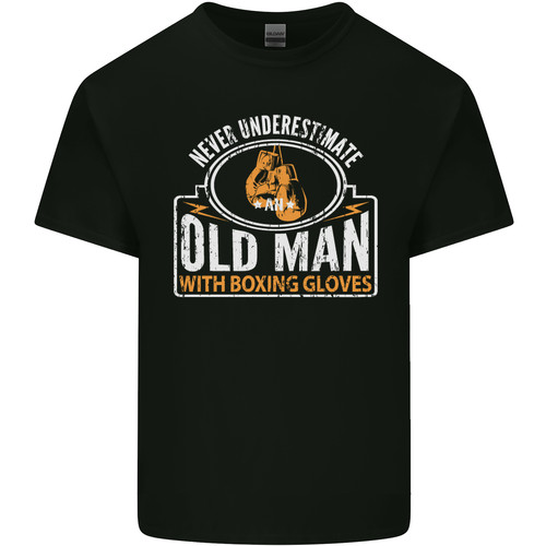Old man with boxing - old,