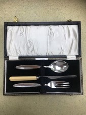 Child's cutlery set, vintage
